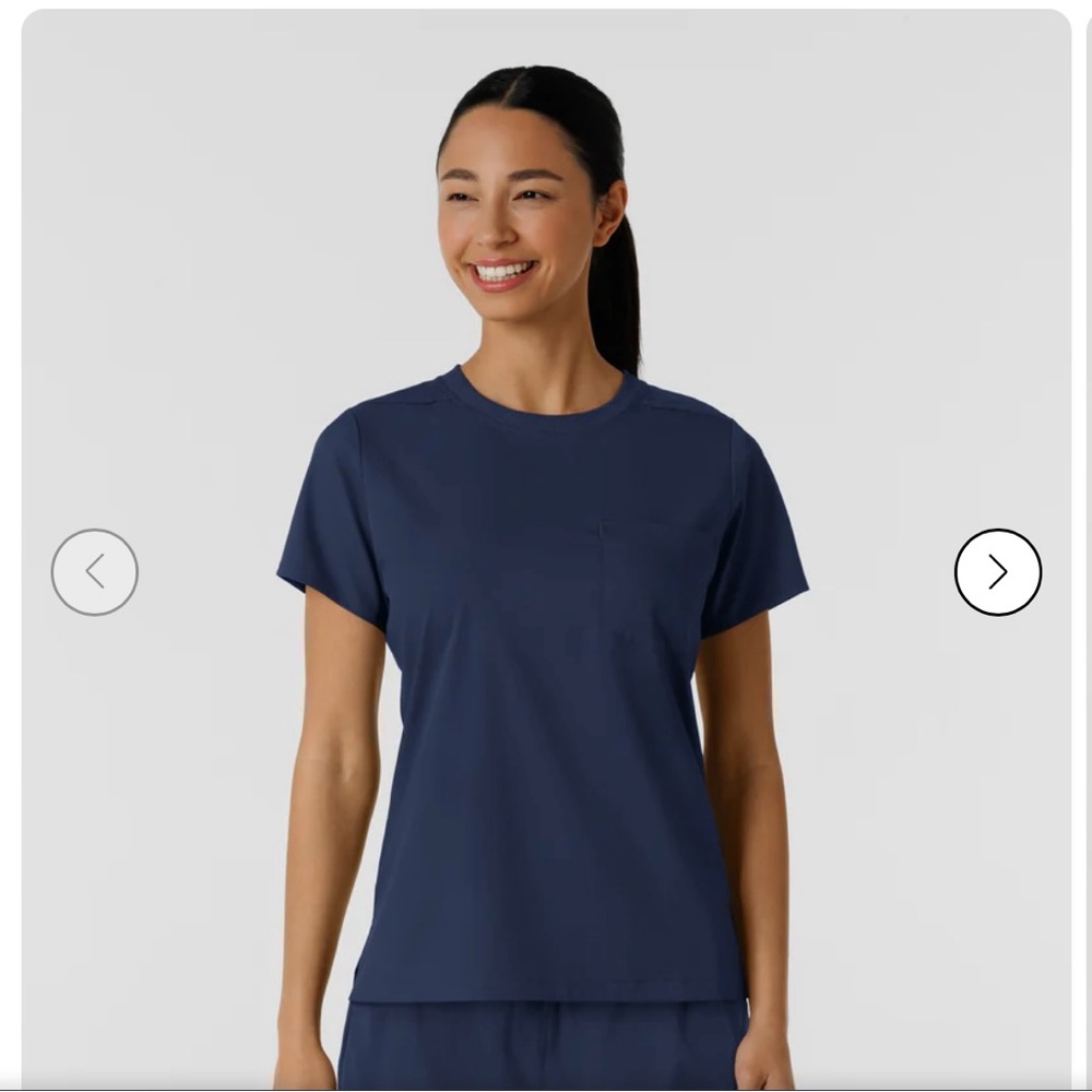 WonderWink Women's Classic Navy Short Sleeve Tee